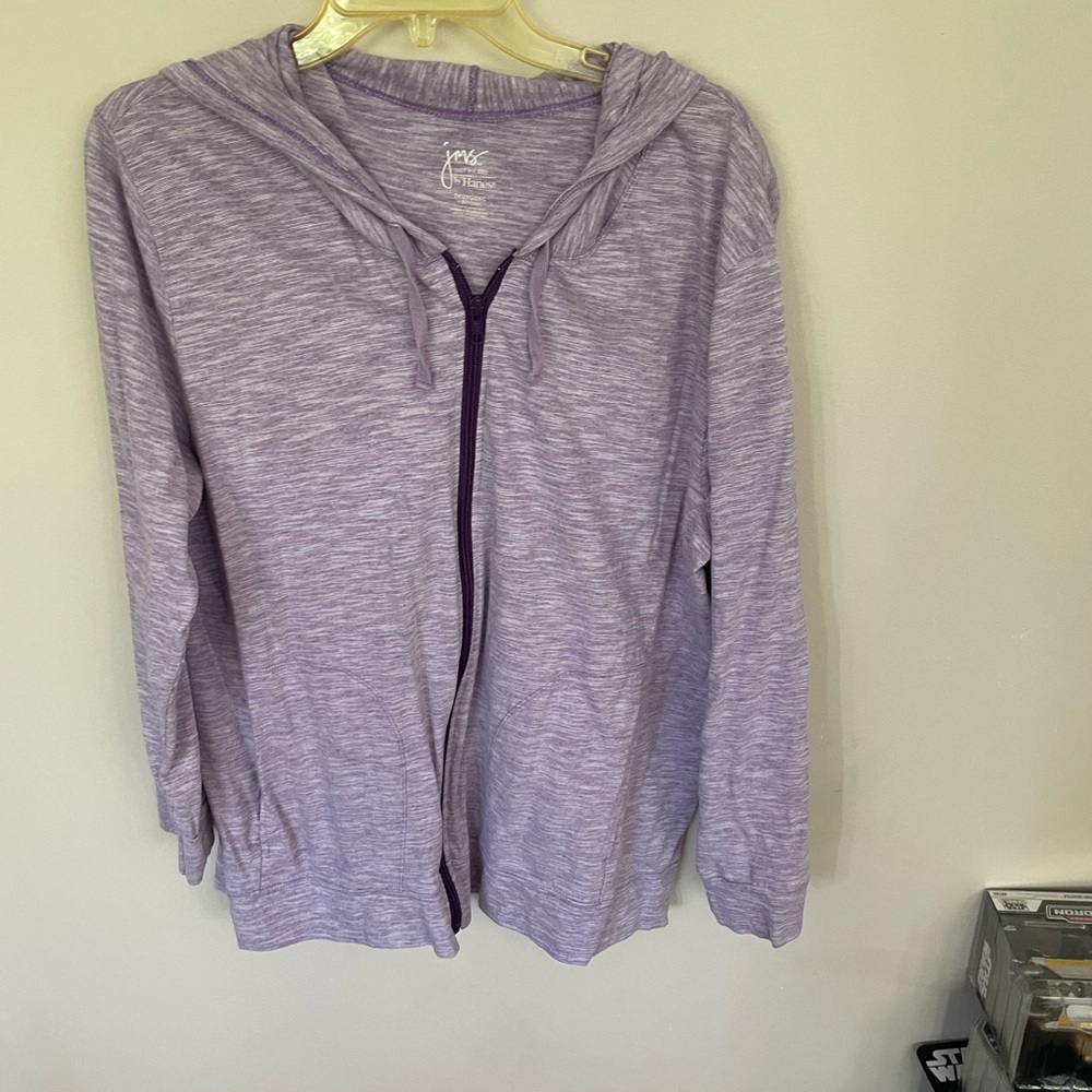 Purple Zip-Up Hoodie
